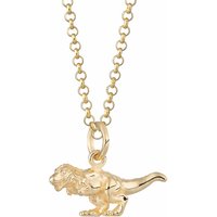 Gold Plated T-Rex Dinosaur Necklace