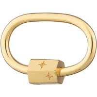 Gold Plated Oval Carabiner Allure Lock