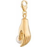 Gold Plated Hand and Pearl Allure