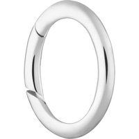 Silver Hinged Oval Appeal Lock