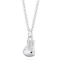 Silver Boxing Glove Necklace
