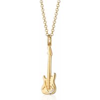 Gold Plated Electrical Guitar Necklace