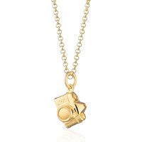 Gold Plated Antique Digital camera Necklace