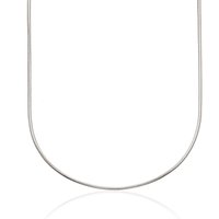 Silver Narrow Snake Chain Necklace