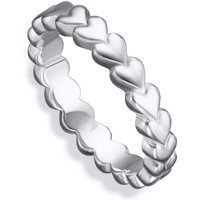 Silver Center Stacking Ring