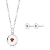 Silver Jammie Dodger Jewelry Set