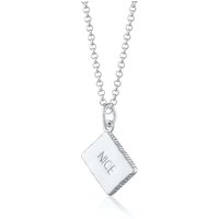 Silver Great Biscuit Necklace