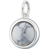 Silver Howlite Therapeutic Stone Appeal (Certain Concept)