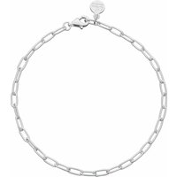 Silver Oval Hyperlink Allure Bracelet