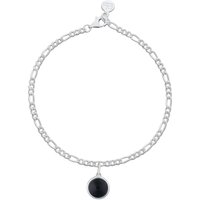 Silver Therapeutic Stone Figaro Appeal Bracelet