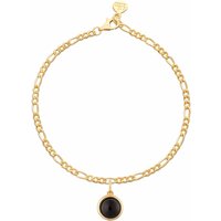 Gold Plated Therapeutic Stone Figaro Allure Bracelet