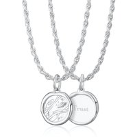 Silver Manifest Believe Necklace