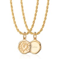 Gold Plated Manifest Love Necklace