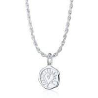 Silver Manifest Necklace