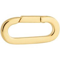 Gold Plated Paperclip Appeal Lock