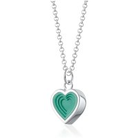 Silver Geometric Turquoise Center Allure Necklace