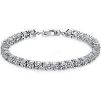 7ct Simulated Sapphire Tennis Bracelet with FREE Earrings!
