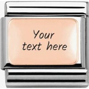 Nomination CLASSIC Rose Gold Tile Charm 430101/01