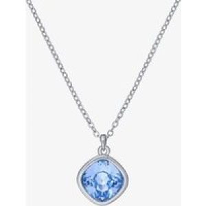 Ted Baker Crastel Silver Tone Blue Crystal Necklace TBJ3692-01-201