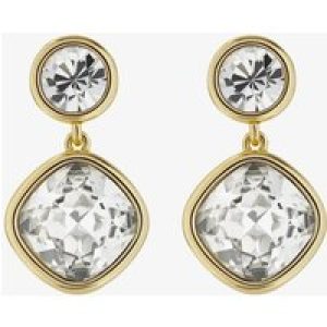 Ted Baker Craset Gold Tone Plated Crystal Dropper Earrings TBJ3694-02-02