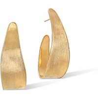 Marco Bicego Lunaria 18ct Yellow Gold Linear Open Hoop Earrings OB1760 Y 02