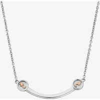 Clogau Tree Of Life Insignia Silver Curve Necklace 3STOL0225