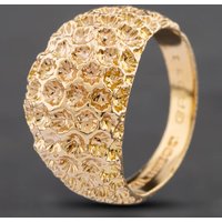 Pre-Owned 9ct Yellow Gold Basket Dress Ring 41101627