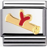 Nomination CLASSIC Gold Daily Life Red Diploma Charm 030223/03