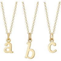 Gold Plated Letter Attraction Necklace