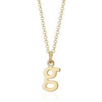 Gold Plated Letter Appeal Necklace