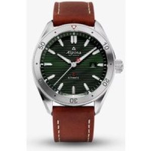 Alpina Mens Alpine4 Green Dial Watch AL-525GR5AQ6