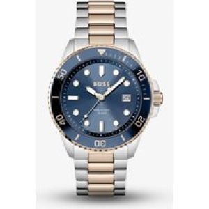 BOSS Mens Ace Carnation Gold IP Watch 1514012