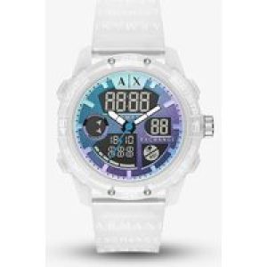 Armani Exchange D-Bolt Dual Display Strap Watch AX2963