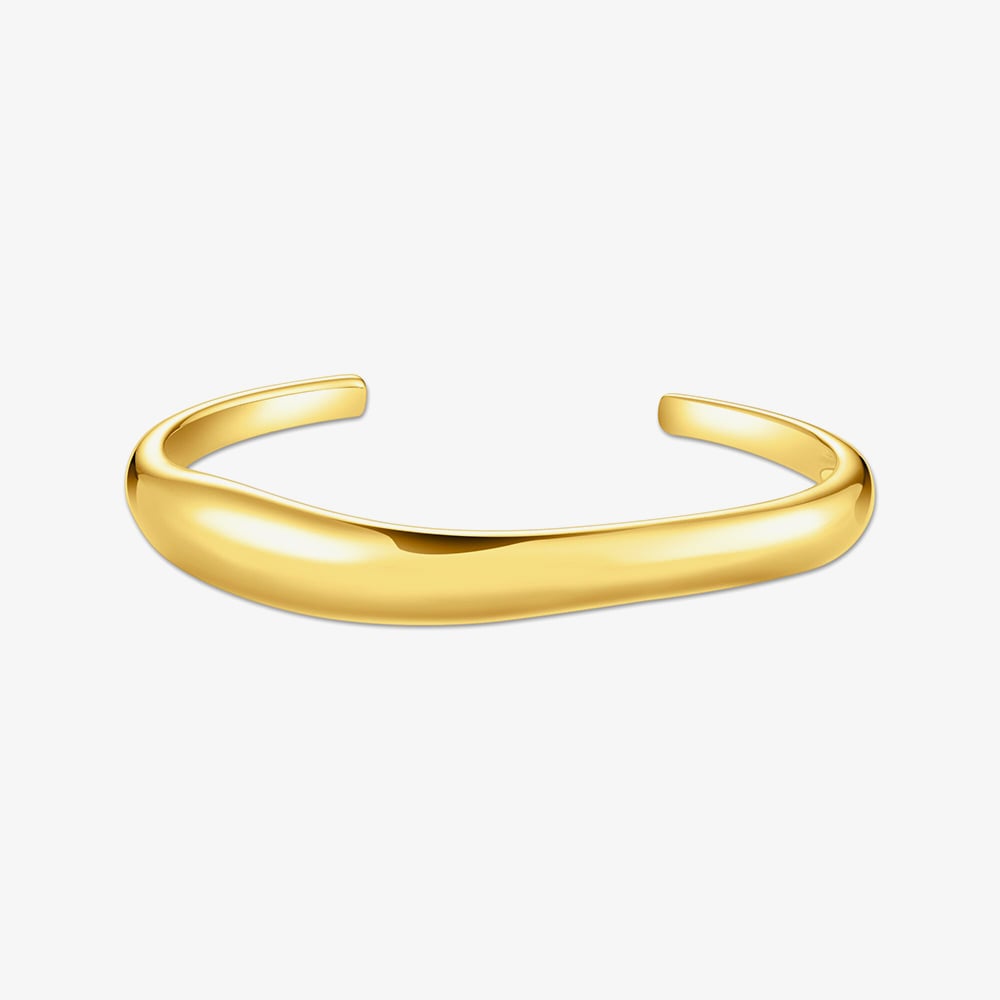 THOMAS SABO Gold Plated Organic Bangle AR116-413-39-L15