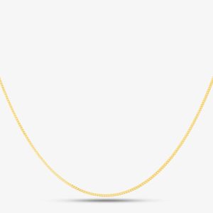 Gold Plated 16 Inch Flat Curb Chain CU2DC035/0.40 GP