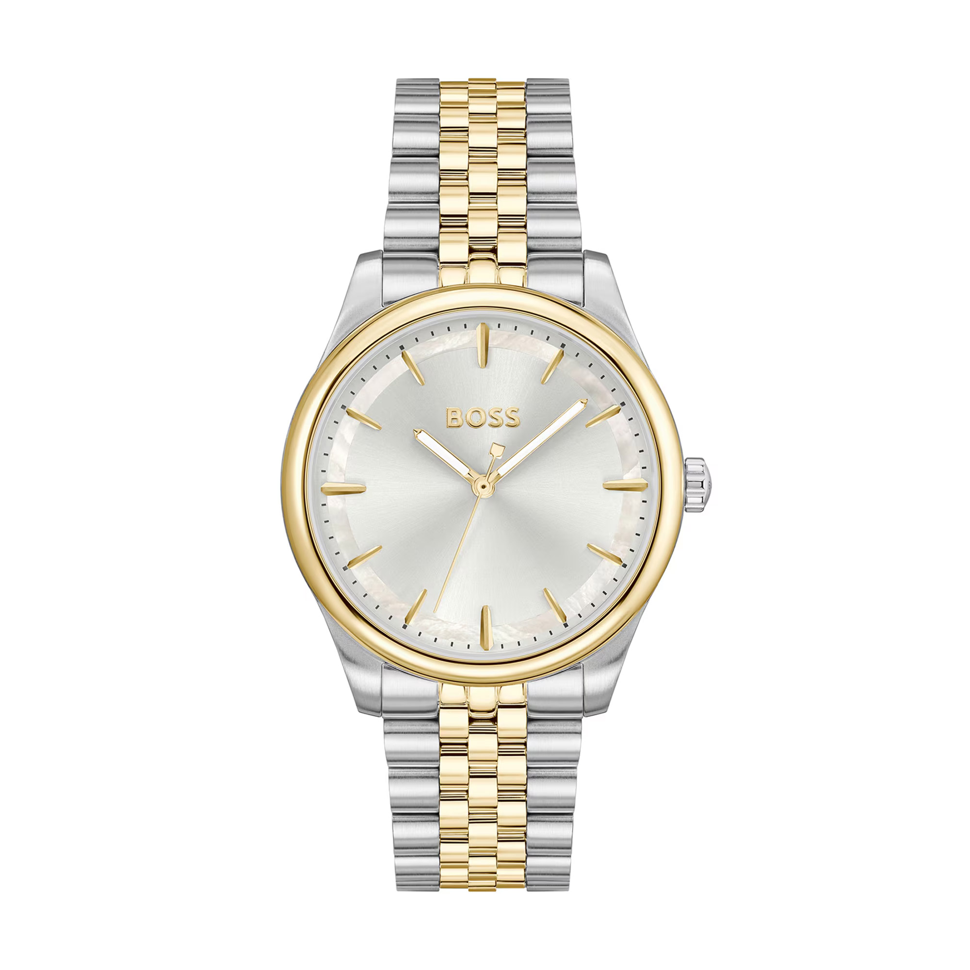 BOSS Swish Quartz 36mm Gold Tone Stainless Metal Women Watch 1502779