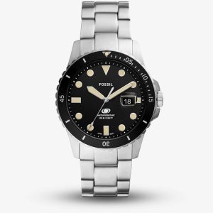 Fossil Mens Blue Black Dial Watch FS5952