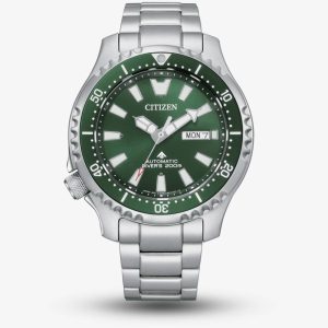 Citizen Mens Promaster Green Dial Automatic Watch NY0151-59X
