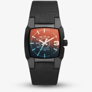 Diesel Mens Cliffhanger Black Square Watch DZ2000