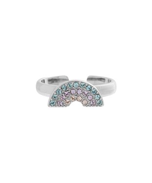 Olivia Burton Rainbow Silver Ring