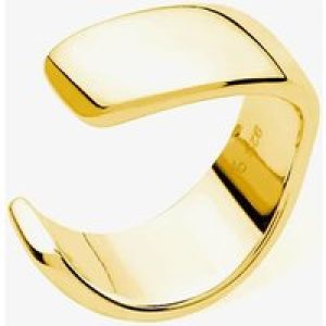 Lucy Quartermaine Gold Vermeil Flat Plain Cuff Earring DCU4G