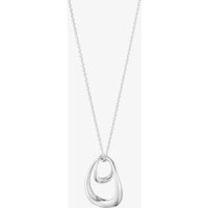 Georg Jensen Offspring Sterling Silver Interlocking Large Necklace 10012762