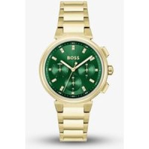 BOSS One Gold Plated Crystal Watch 1502679