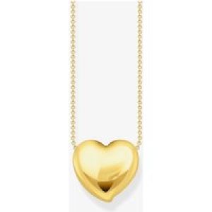THOMAS SABO Gold Plated Heart Pendant Necklace KE2276-413-39-L45V