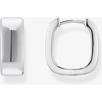 THOMAS SABO Sterling Silver 16.5mm Angular Hoop Earrings CR744-001-21 - Image 2