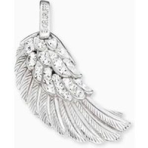 Angel Whisperer Silver Angel Wing White Crystal Allure – Silver
