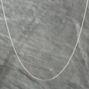 Pre-Owned Platinum 18 Inch Box Chain 43041002