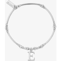 ChloBo Iconic Silver Initial E Bracelet SBMNFR4042E - Image 2