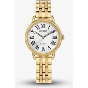 Citizen Ladies Classic Eco-Drive Gold Tone Watch EM1052-51A