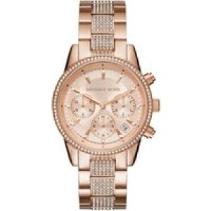 Michael Kors Ritz Rose Gold Tone Chronograph Girls Watch MK6485